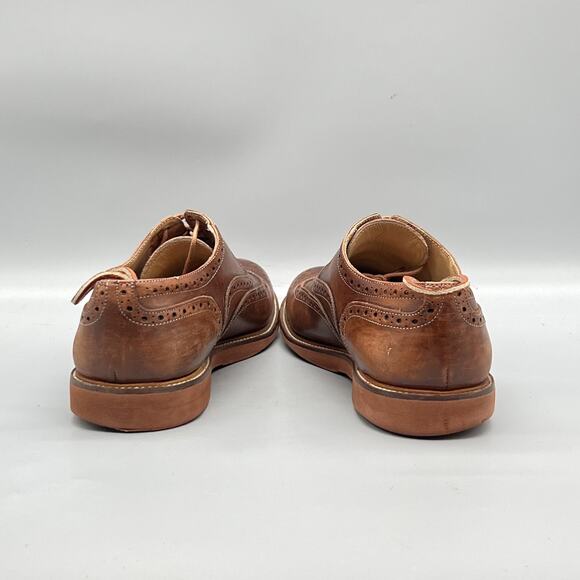 To Boot New York Shoes Mens 11 Brown Leather Wingtip Oxford Dress Brogue Lace Up main image 10